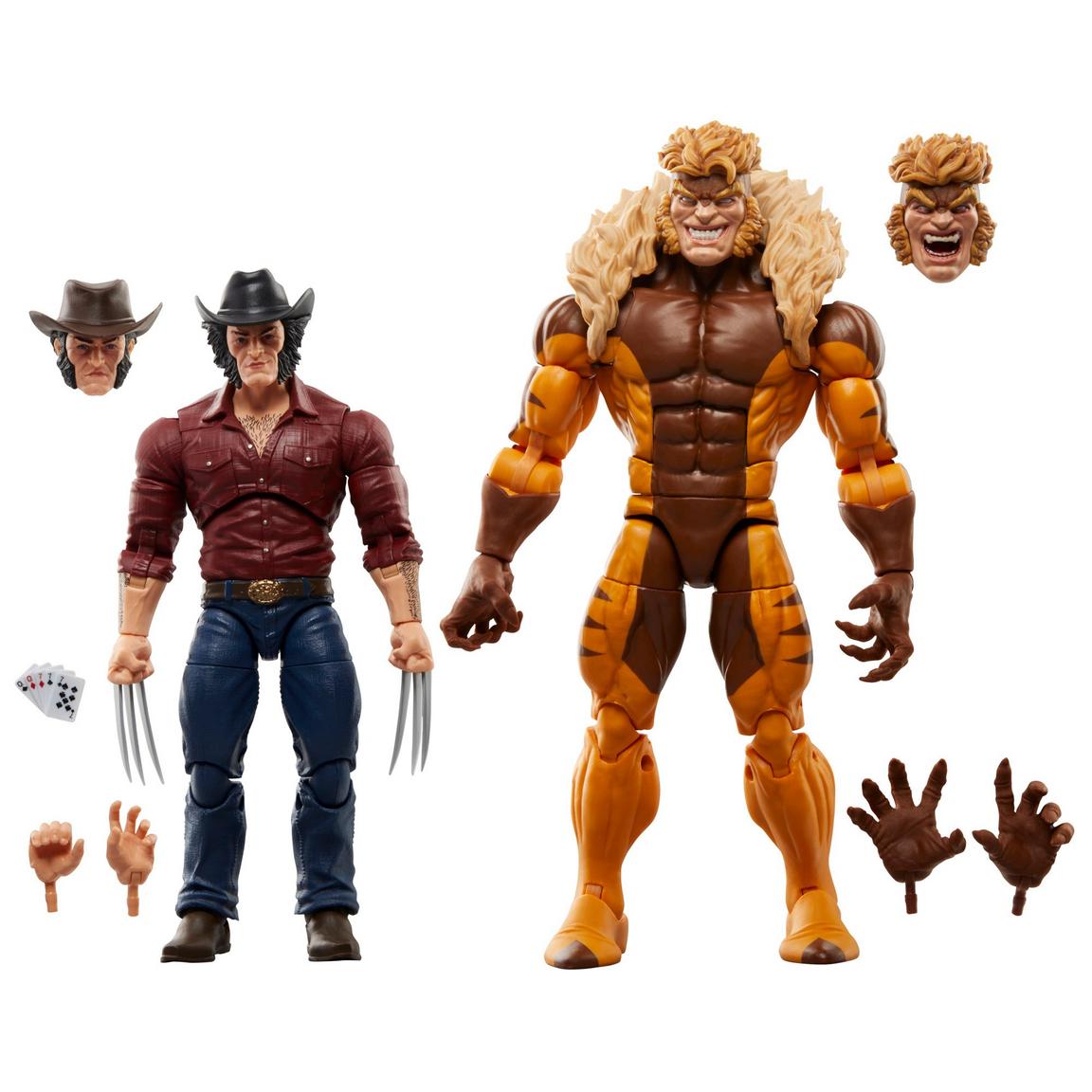 Marvel Legends Series - Wolverine Marvel's Logan vs Sabretooth Figure Set