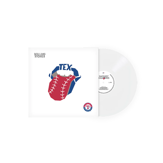 The Rolling Stones - Hackney Diamonds Limited MLB Texas Rangers White Vinyl LP