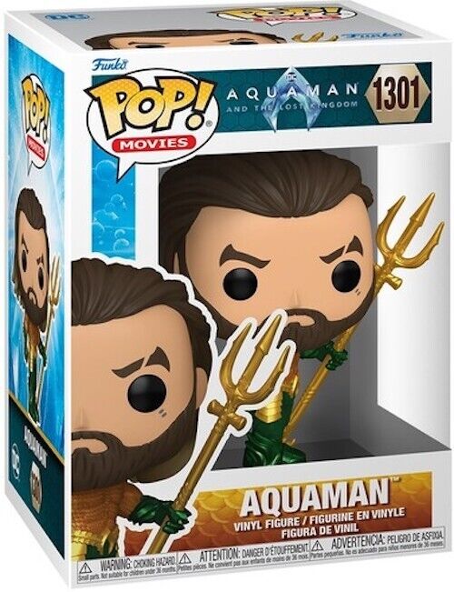 Funko Pop! Movies: Aquaman 2 The Lost Kingdom - Aquaman Figure #1301