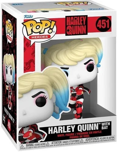 Funko POP! Heroes Harley Quinn Takeover - Harley Quinn with Bat Figure #451