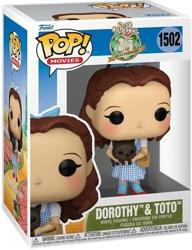 Funko POP! Movies - Wizard of Oz 85th Anniversary -Dorothy + Toto Figure #1502
