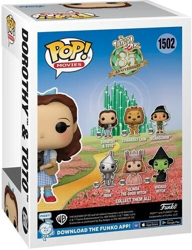 Funko POP! Movies - Wizard of Oz 85th Anniversary -Dorothy + Toto Figure #1502