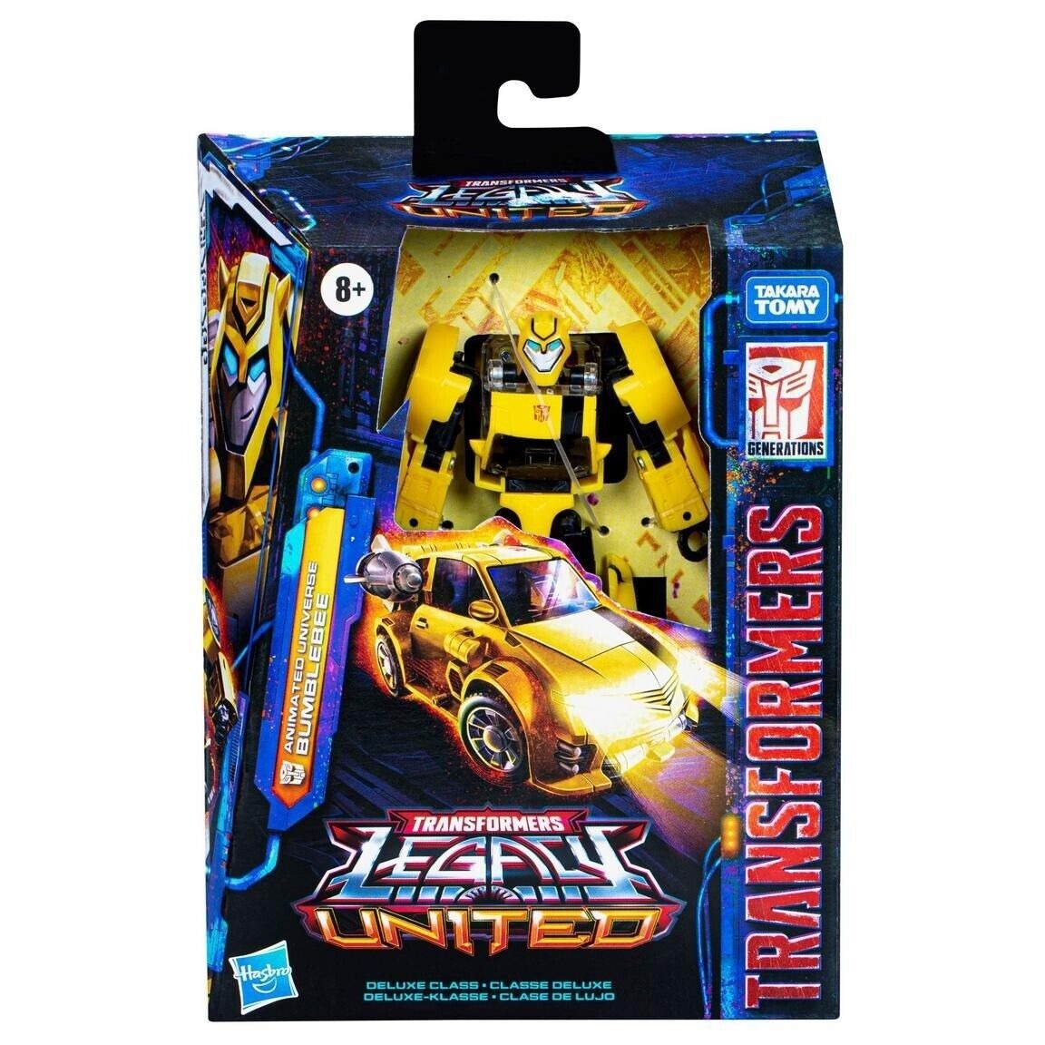 Transformers Legacy United Deluxe Class Animated Universe Bumblebee Figure