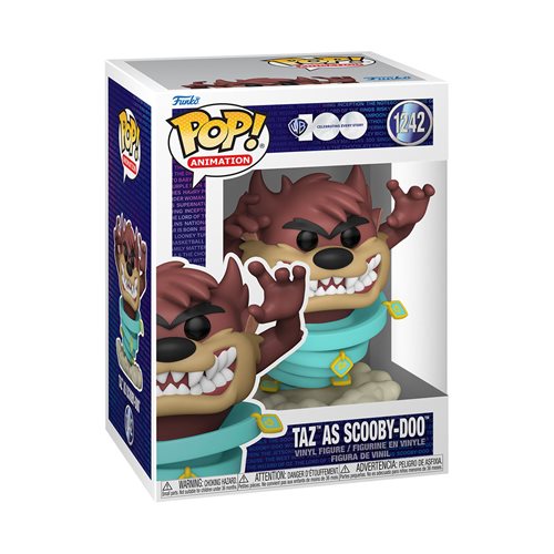FUNKO POP! ANIMATION: WB 100 Looney Tunes x Scooby Doo - Taz as Scooby Figure #1242