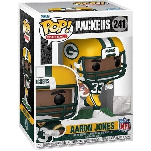 Funko POP! NFL Football Aaron Jones Green Bay Packers Home Jersey Figure #241