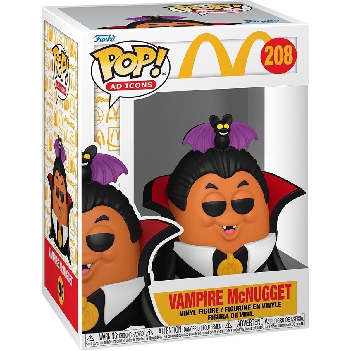 Funko POP! Ad Icons - McDonalds Halloween Vampire McNugget Figure #208