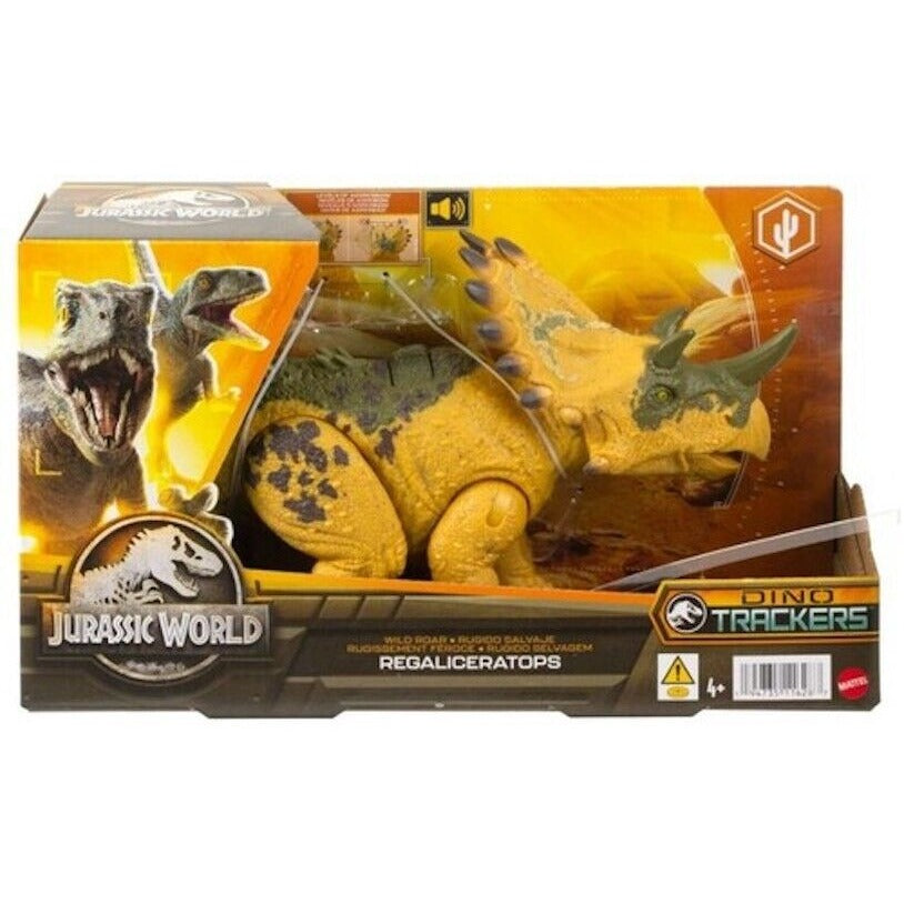 Jurassic World Wild Roar Regaliceratops Dino Action Figure