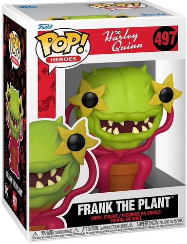 Funko POP! Heroes: DC Comics Harley Quinn - Frank the Plant Figure #497