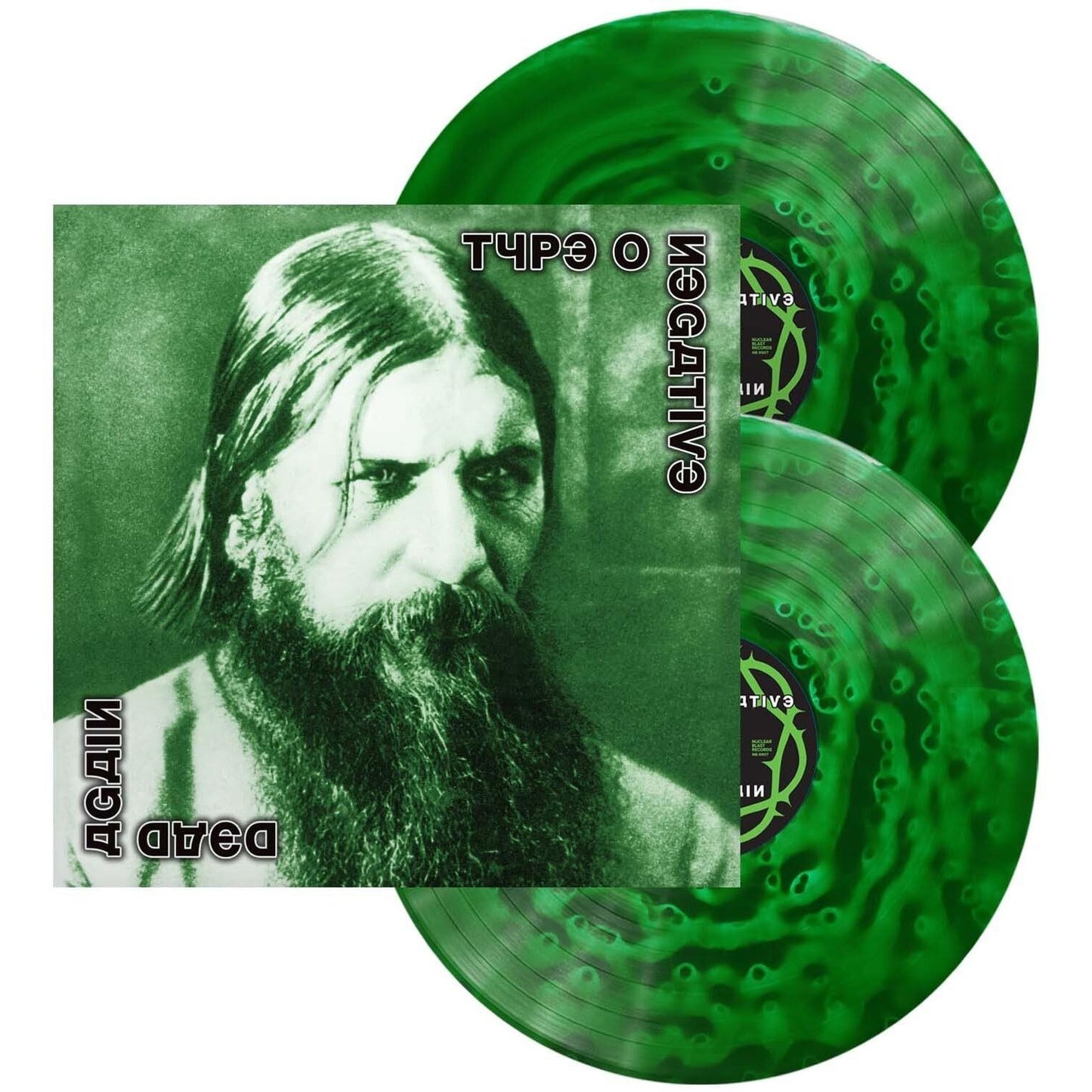 Type O Negative - Dead Again Limited Edition Ghostly Green Color Vinyl 2LP