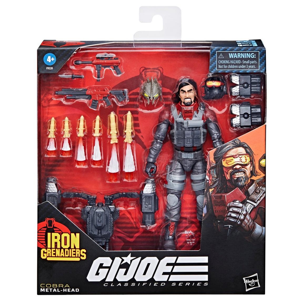G.I. Joe Classified Series Iron Grenadier Metal-Head Action Figure