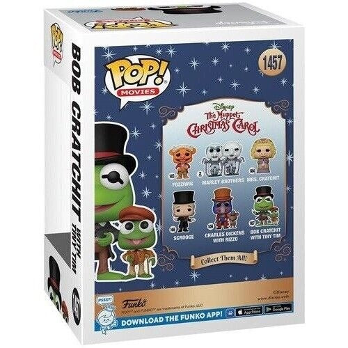 Funko POP! Movies - Muppets Christmas Carol Kermit Bob Cratchit Tiny Tim #1457