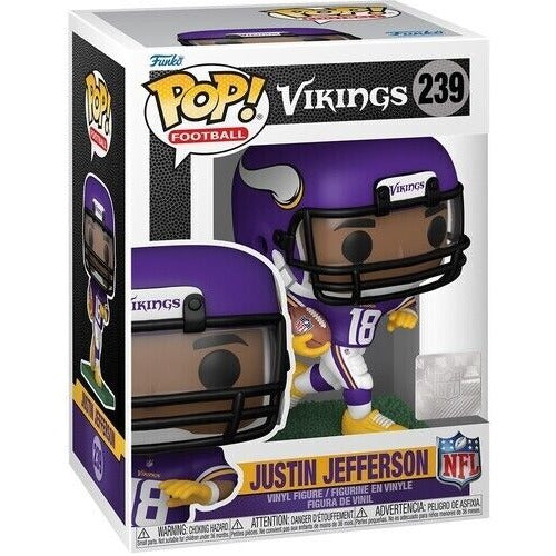 Funko POP! NFL Football Justin Jefferson Minnesota Vikings Home Figure #239