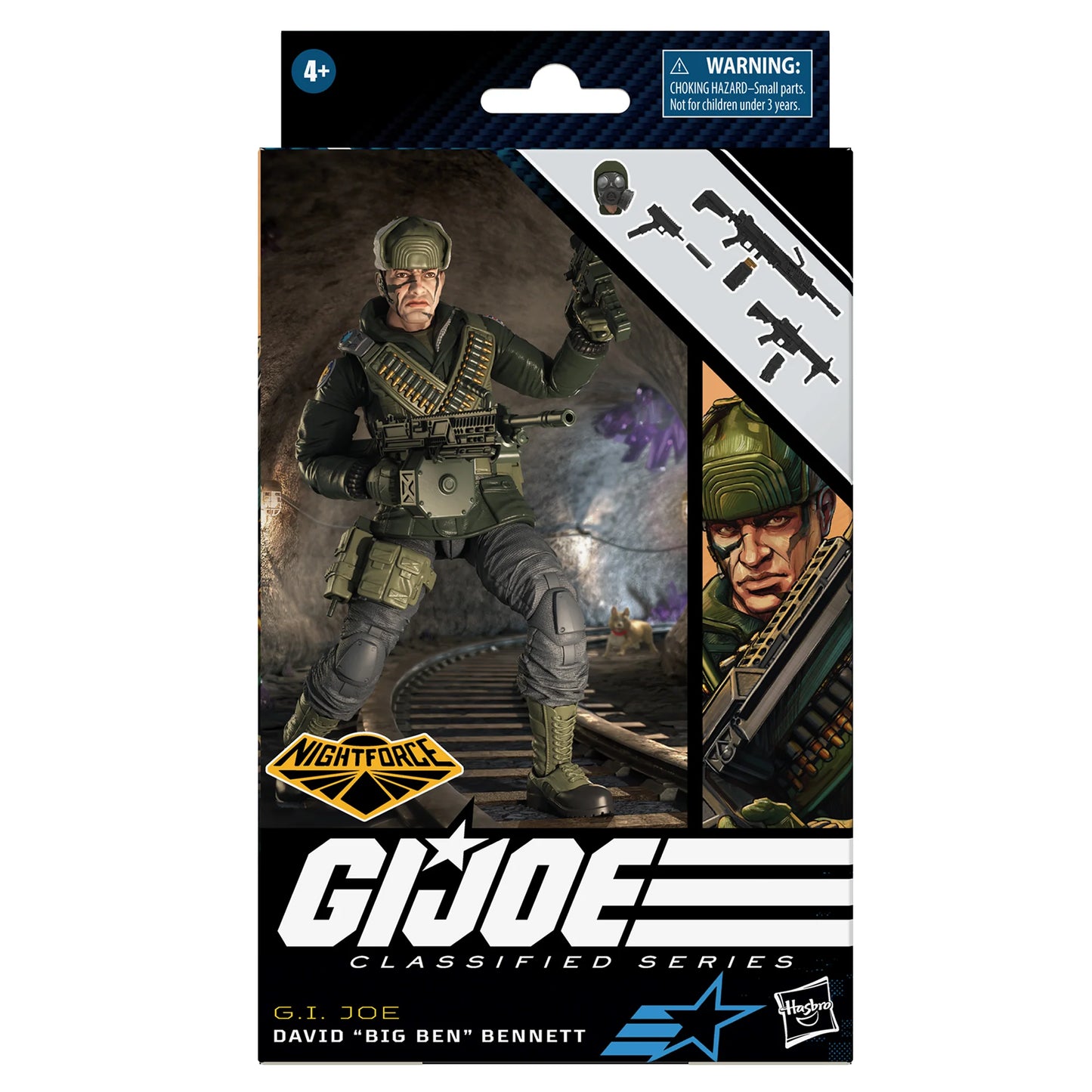 G.I. Joe Classified Series Nightforce David Big Ben Bennett Action Figure #77