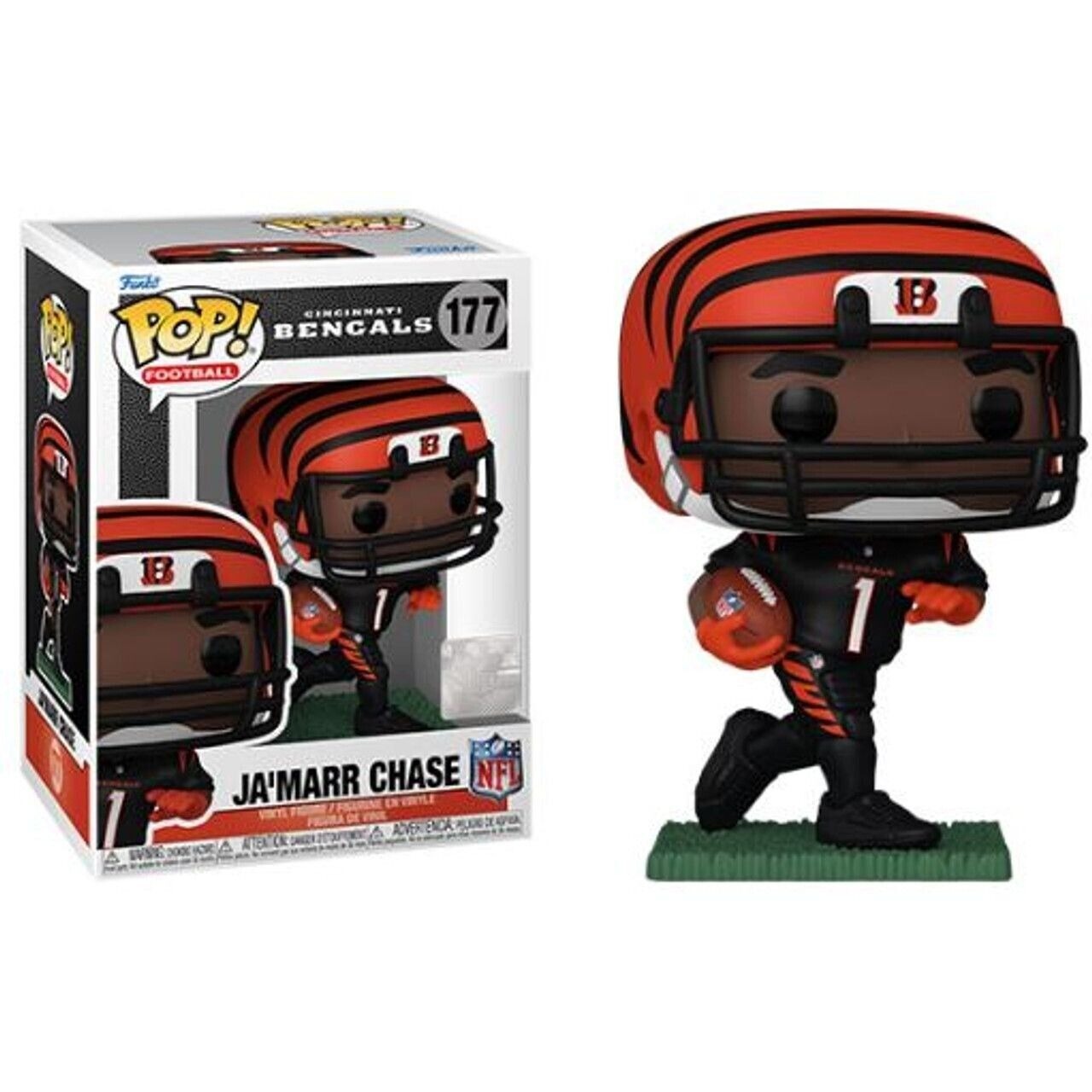 Funko POP! NFL Football - Ja'Marr Chase Cincinnati Bengals Figure #177