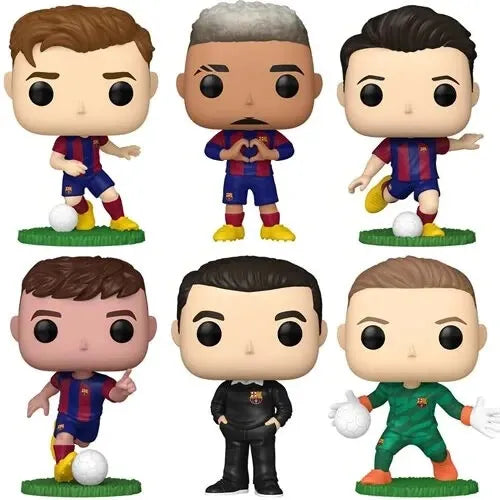 Funko POP! Football Soccer - La Liga FC Barcelona Barça - Set of 6 Figures