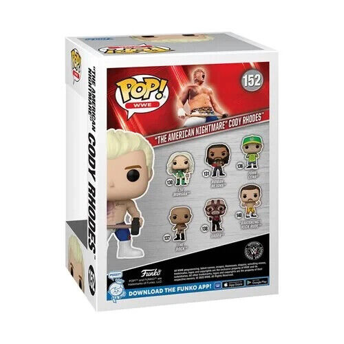Funko POP! WWE - Cody Rhodes Figure #152 with Protector