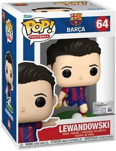 Funko POP! Football Soccer - La Liga FC Barcelona Barça - Lewandowski Figure #64