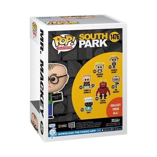 Funko POP! Television South Park - Mr. Mackey with Sign Figure #1476 + Protector