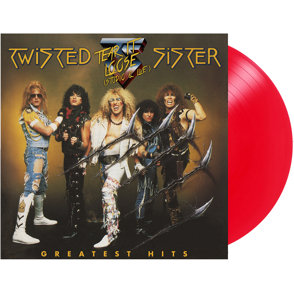 Twisted Sister - Greatest Hits Tear It Loose Limited Clear Red Vinyl 2 LP