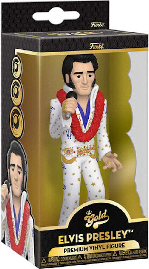 Funko Gold Vinyl: Elvis Presley 5" Figure Aloha from Hawaii 1973