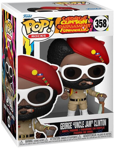 FUNKO POP! ROCKS: George Clinton Parliament Funkadelic Uncle Jam Figure #358